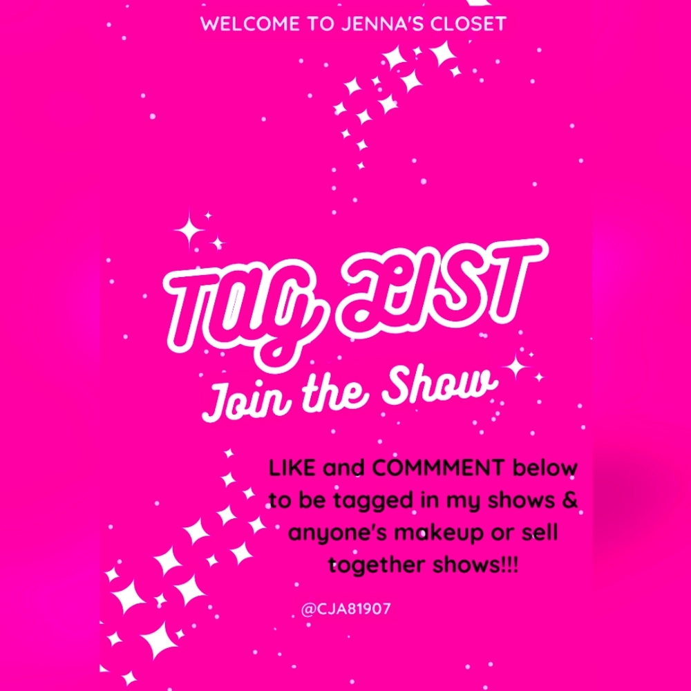 TAG LIST LIKE COMMENT & SHARE PLEASE TO JOIN OUR FAM